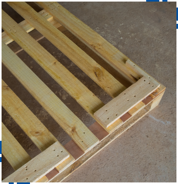 Facility receiving materials from a pallet supplier in Lincoln