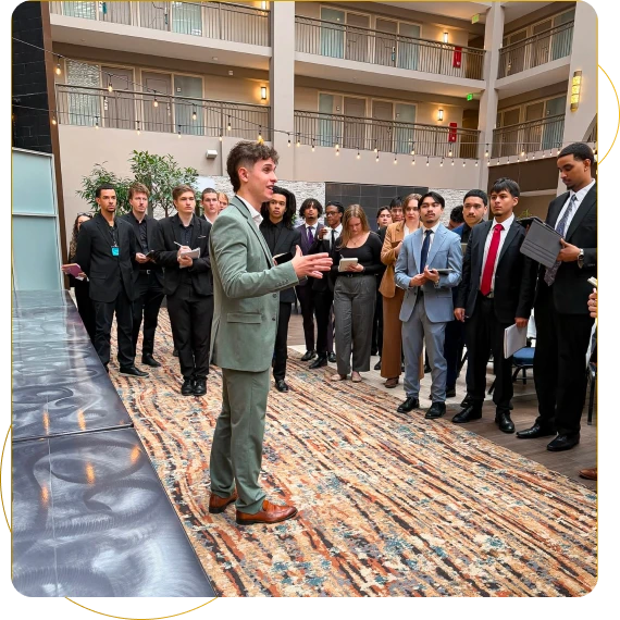  Account management meeting with clients