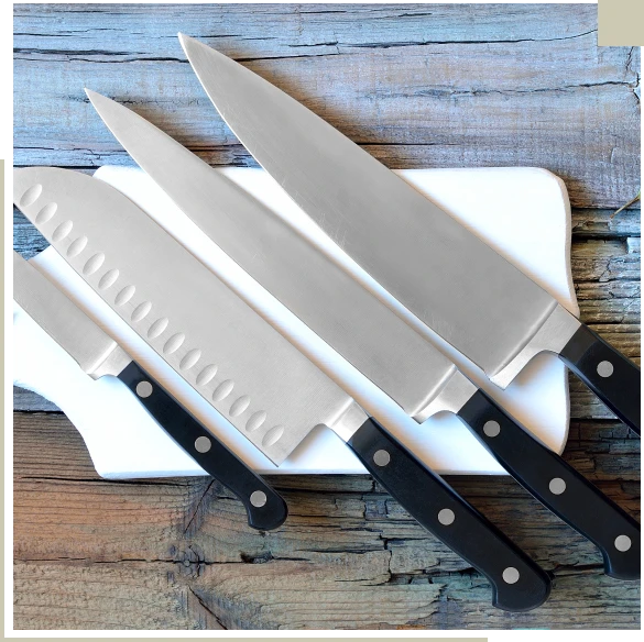Chef comparing premium kitchen supplies in Toronto