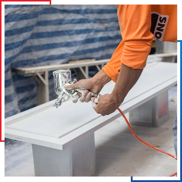 trim painting services in Long Island baseboards and moldings