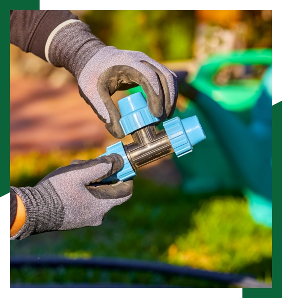 Irrigation system installation services in Mississauga with automated watering controls