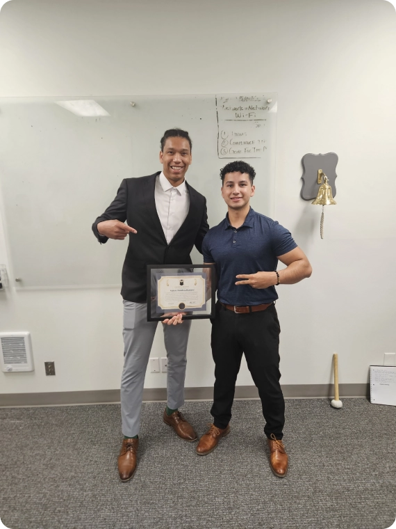 Team collaboration inside a b2b marketing company in Redmond, Washington