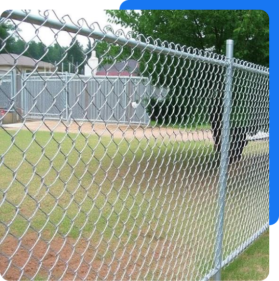 chain link fence components
