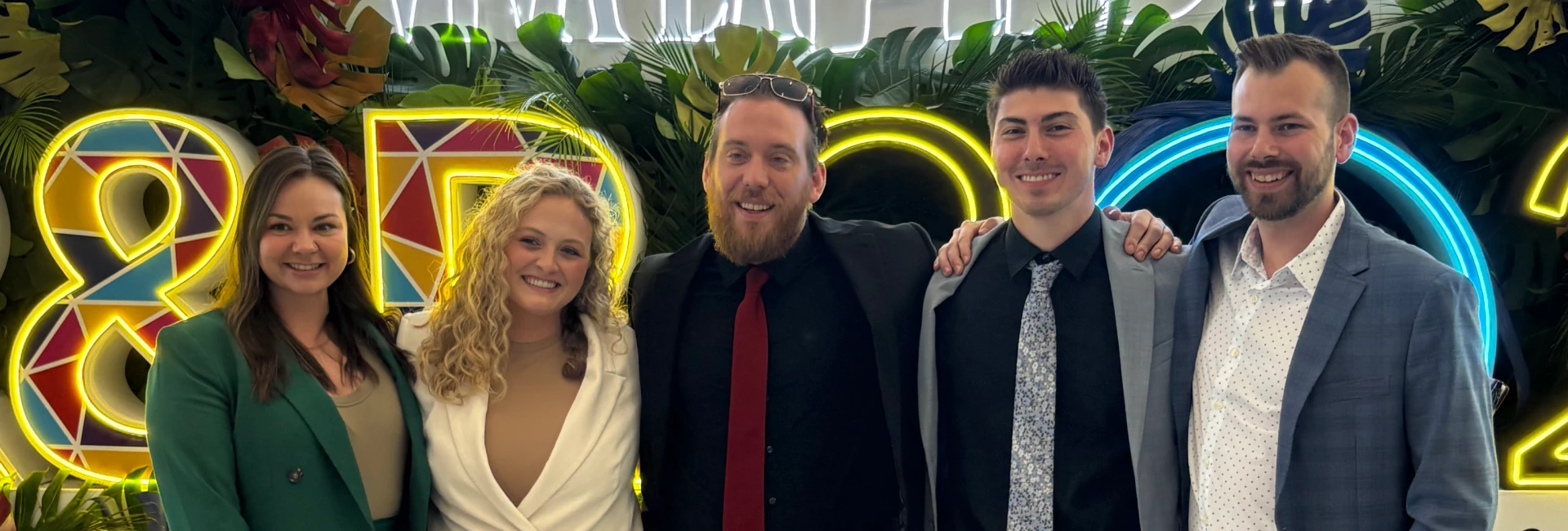 Team planning direct B2B marketing strategy for local growth