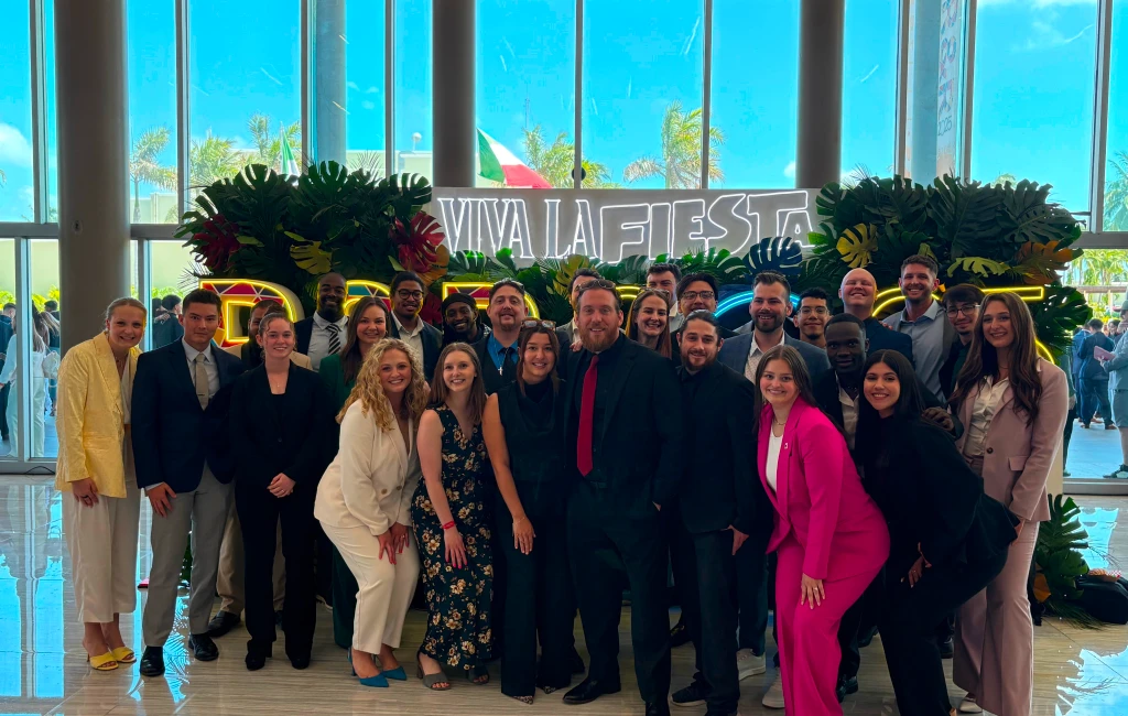 Team reviewing results from B2B marketing campaigns for growth
