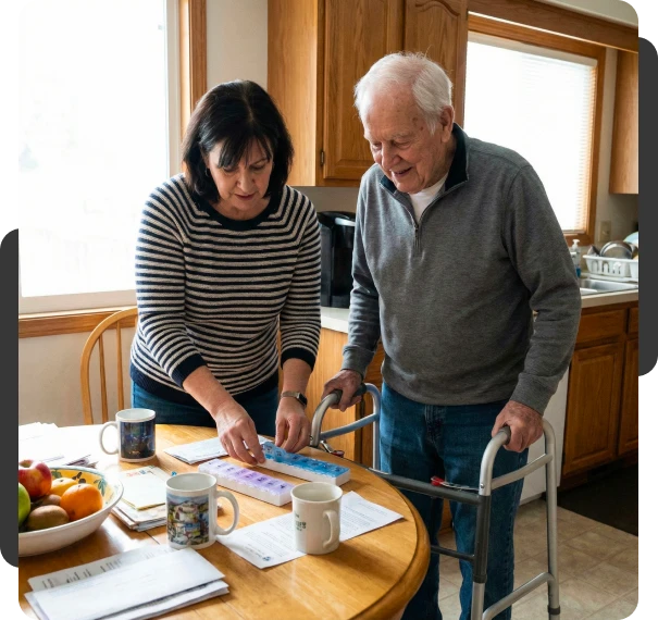 Consistent licensed carers, familiar faces