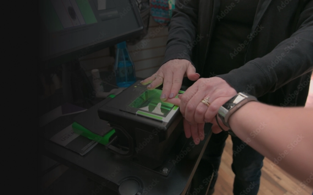 Livescan fingerprint cards for federal background checks