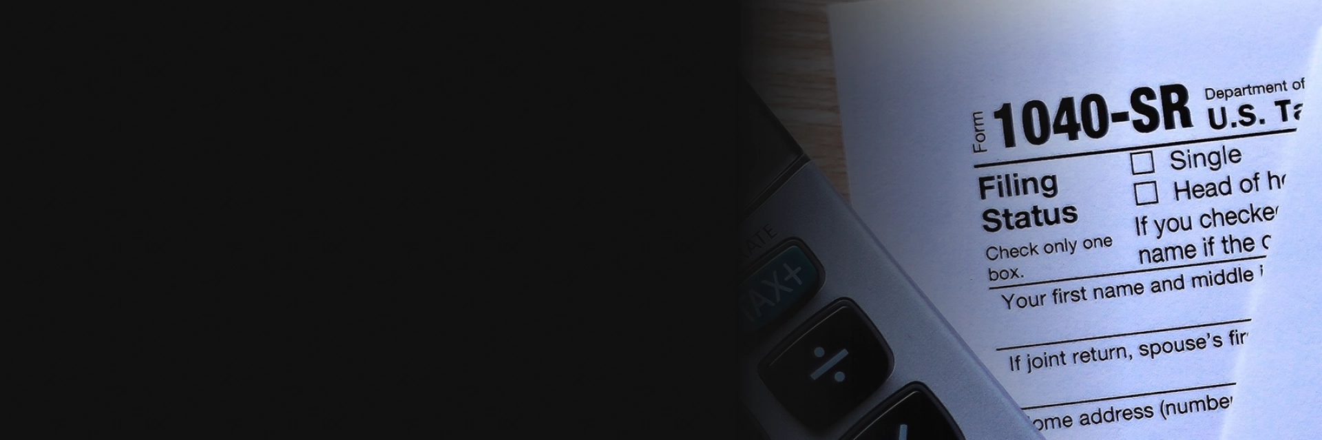 Personal tax preparation for 65+ seniors with online filing