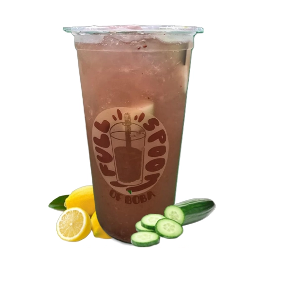 Cucumber Limeade with Chili Popping