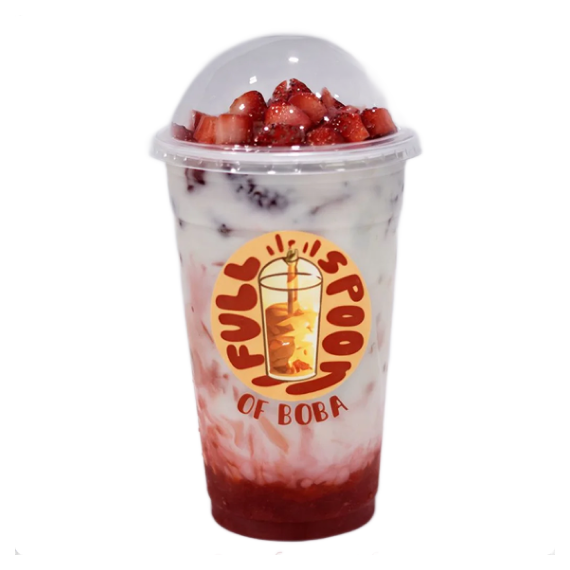 Strawberry with Fresh Milk (24oz)