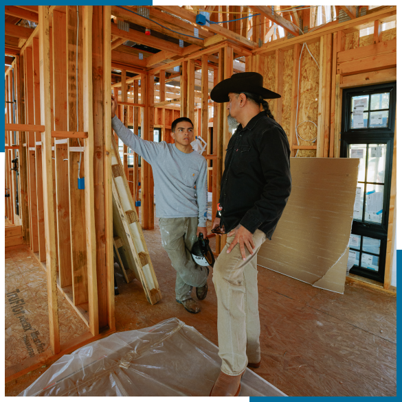 Drywall repair services in Menifee restoring a smooth interior wall after damage.