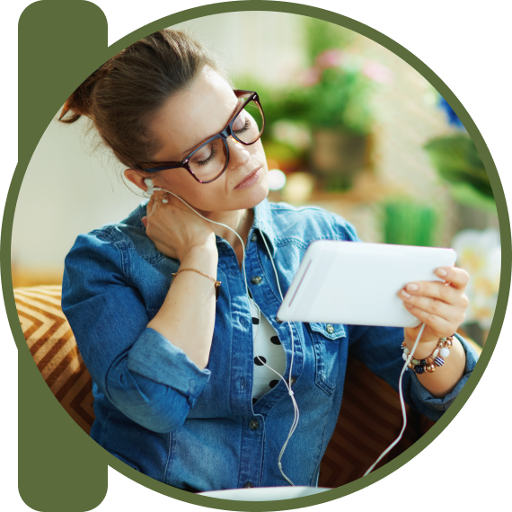 Live session overview for online lymphatic drainage workshop