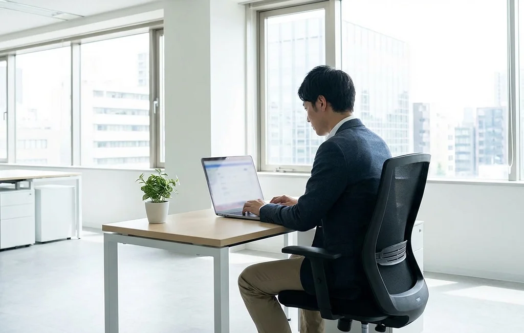 A hiring manager reviews candidate profiles while using a post a job service on a professional recruiting platform.