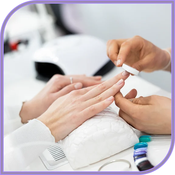 Professional tools used in manicure services in West Hartford