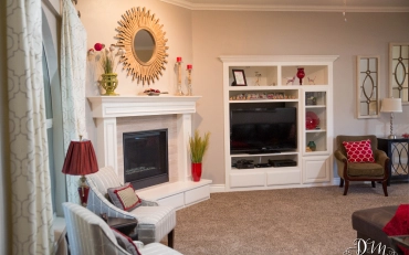 Dining area styled through professional decorating services in Bakersfield.