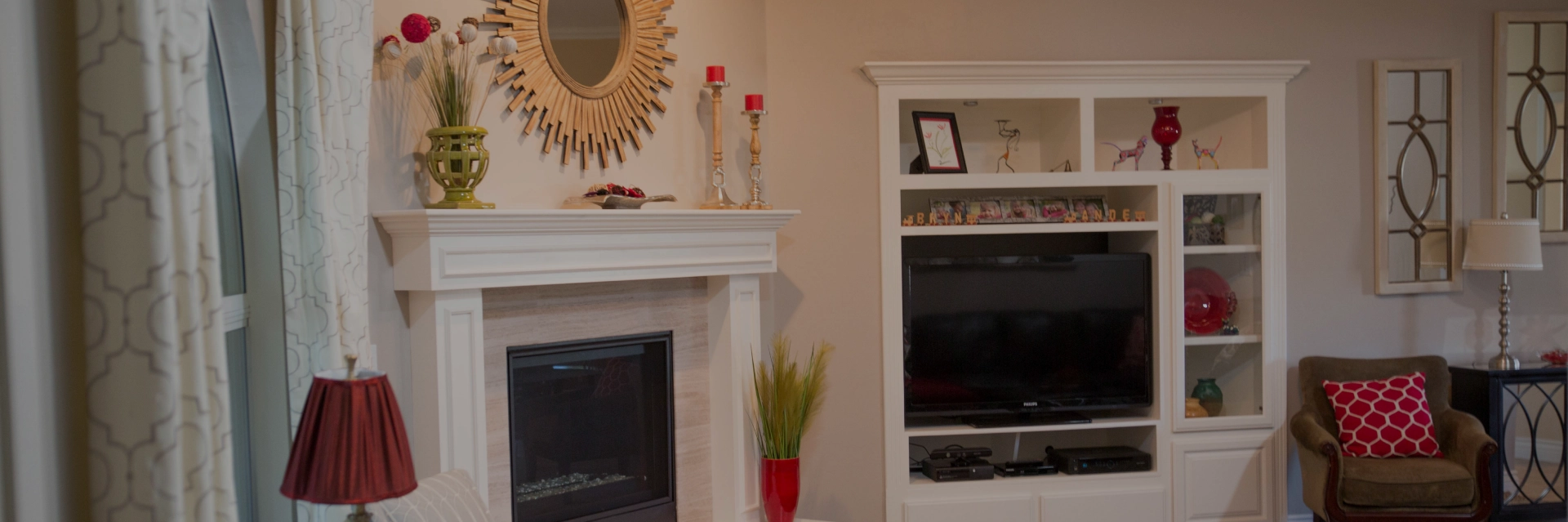 Living room featuring interior decorating in Bakersfield with cohesive color schemes.