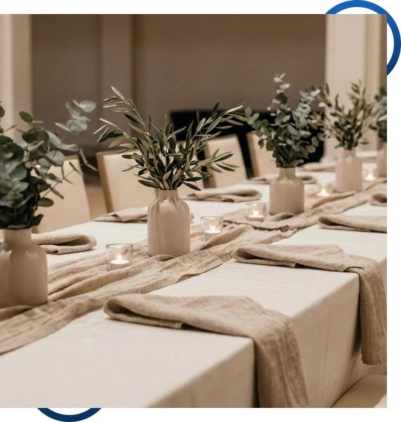 Ceremony chairs arranged with wedding rental services in Toronto for an outdoor wedding.