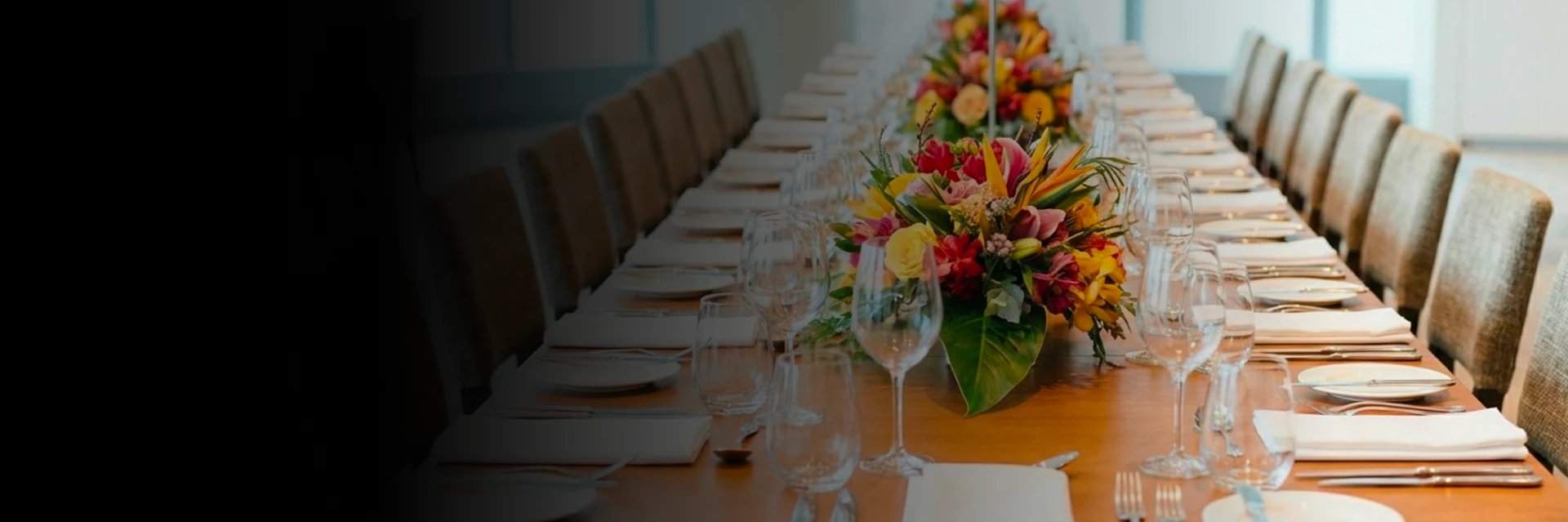 Staff organizing party equipment rental services in Mississauga inside a clean warehouse.