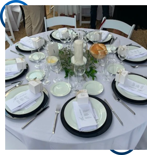 A buffet line setup featuring buffet equipment rentals in Mississauga for a large crowd.
