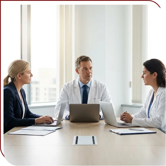 Spine surgeon examining scans for Spine Surgery Expert Witness Services in Michigan