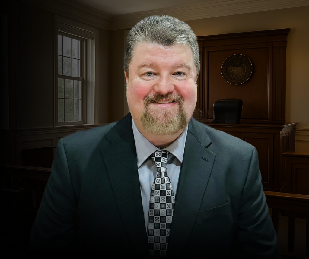 Attorneys reviewing case materials with an anesthesiology medical expert witness