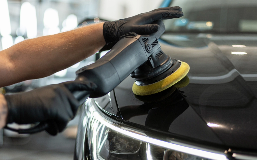 Customer exploring auto body paint and supplies retail in Poughkeepsie, NY