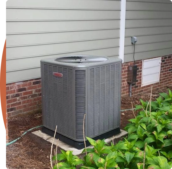 An HVAC contractor reviewing thermostat settings with a homeowner.