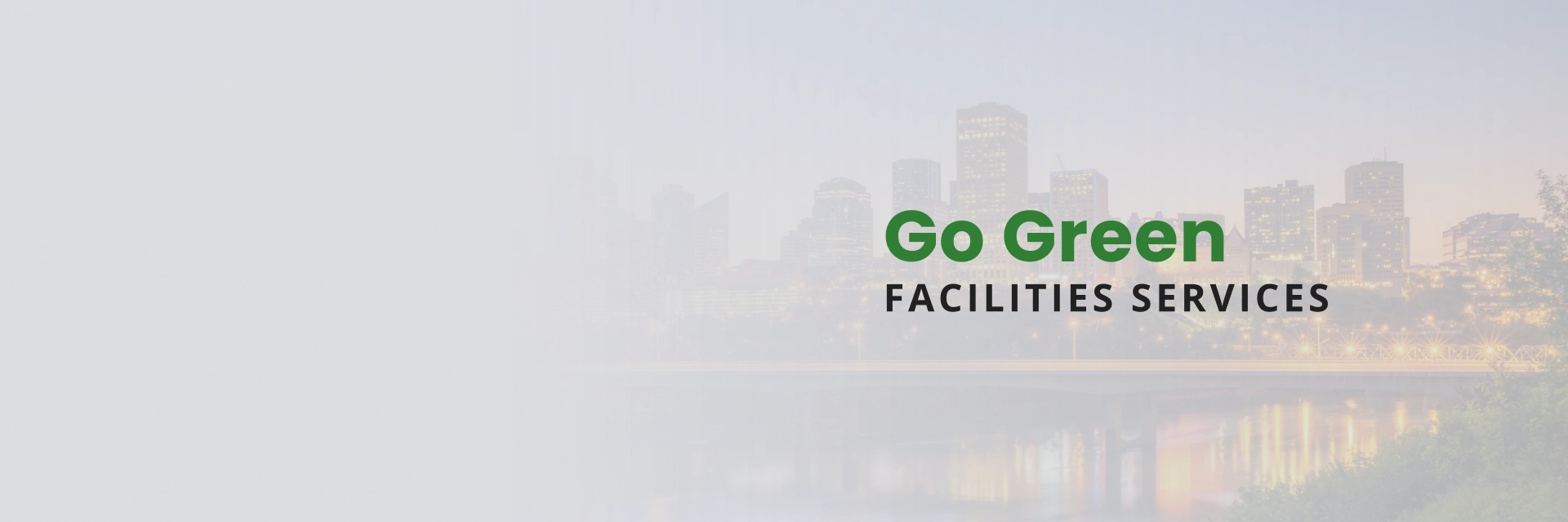 Professional cleaners servicing an industrial office complex in Sherwood Park.