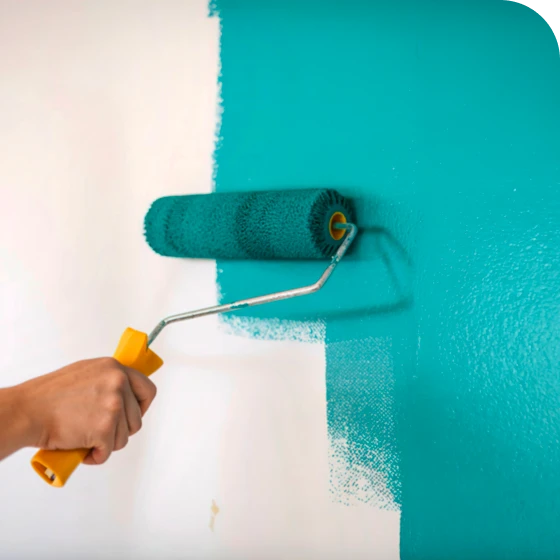 Interior painting Calgary: Freshly painted walls and ceilings in a modern residential living room.