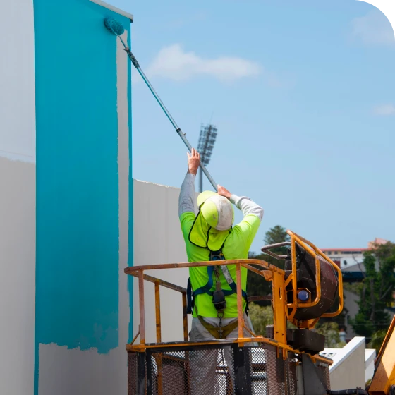 Protective UV-resistant coatings applied to stucco and masonry surfaces in Calgary.