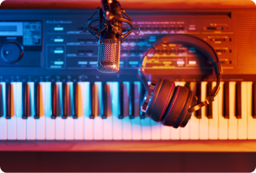 A private consultation meeting focused on music services in New York for emerging artists.