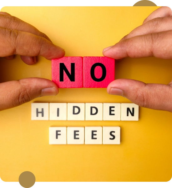 Transparent fees and billing