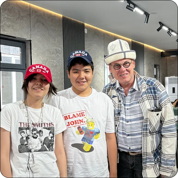 Guests learning traditions through cultural exchange in Kyrgyzstan