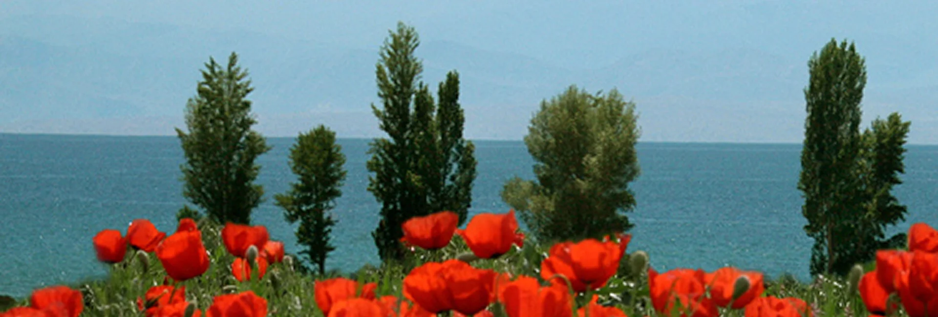 Travelers hiking alpine trails during summer tours in Kyrgyzstan