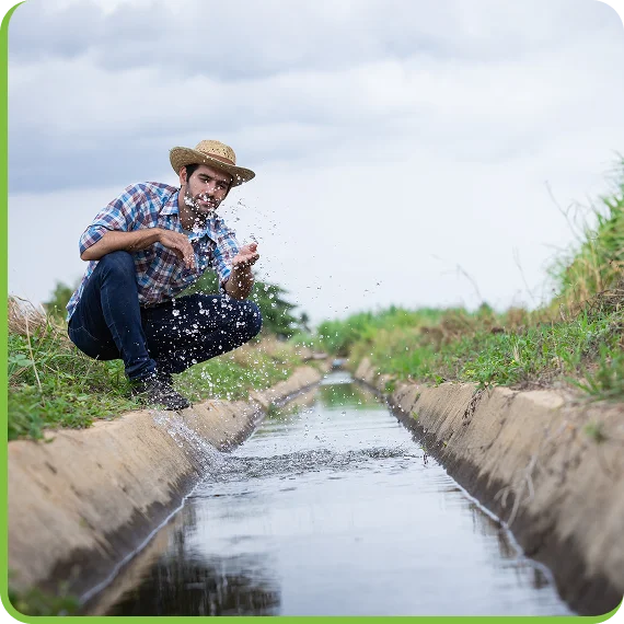 Farm water infrastructure installation services in progress in Newmarket