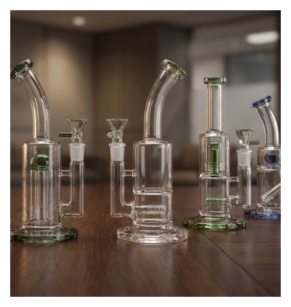 Organized section of cannabis accessories in Kansas City