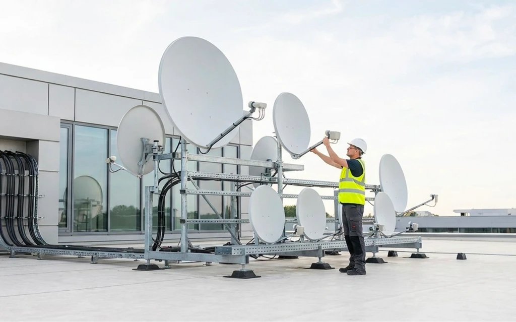 Commercial Satellite TV Installation Services
