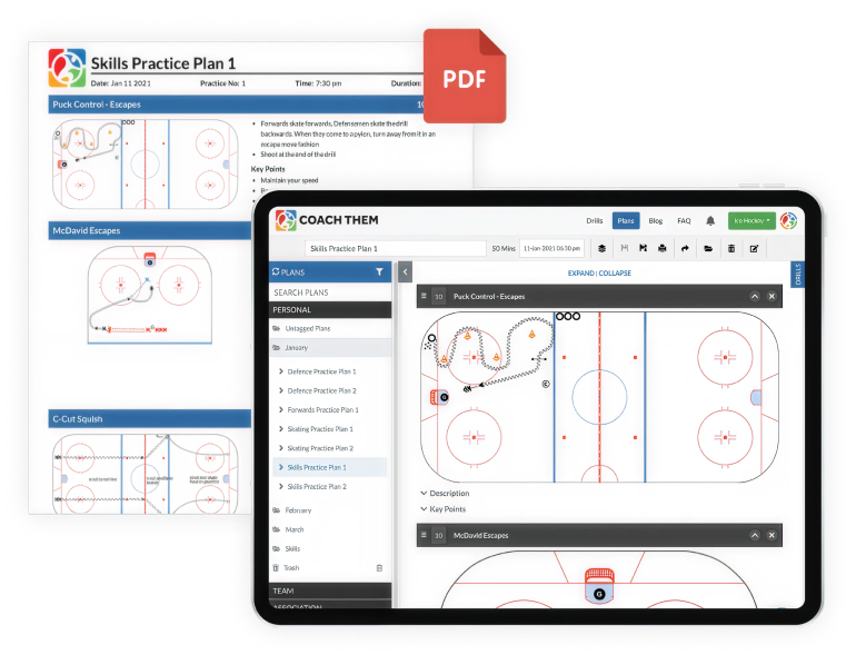 ORGANIZE PRACTICE PLANS