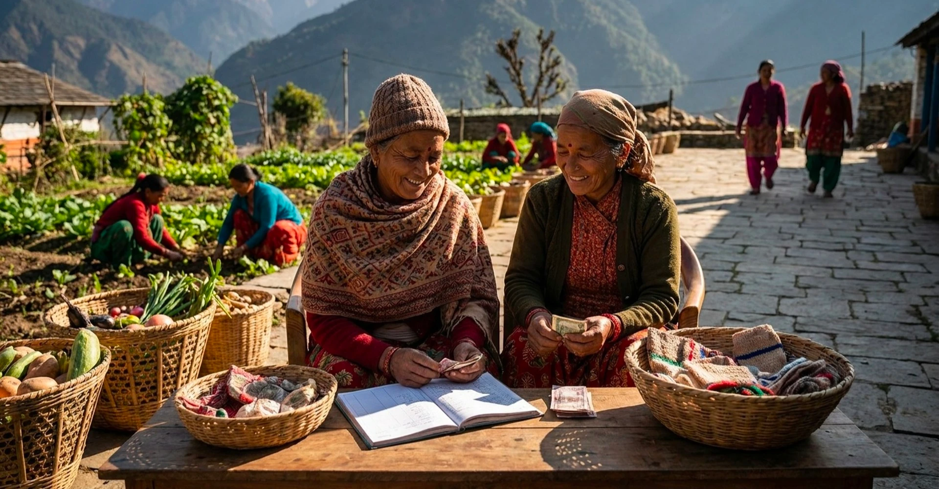 A student in Nepal receiving educational sponsorship while studying in a classroom.