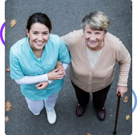 Supportive team delivering home care services in Tarpon Springs