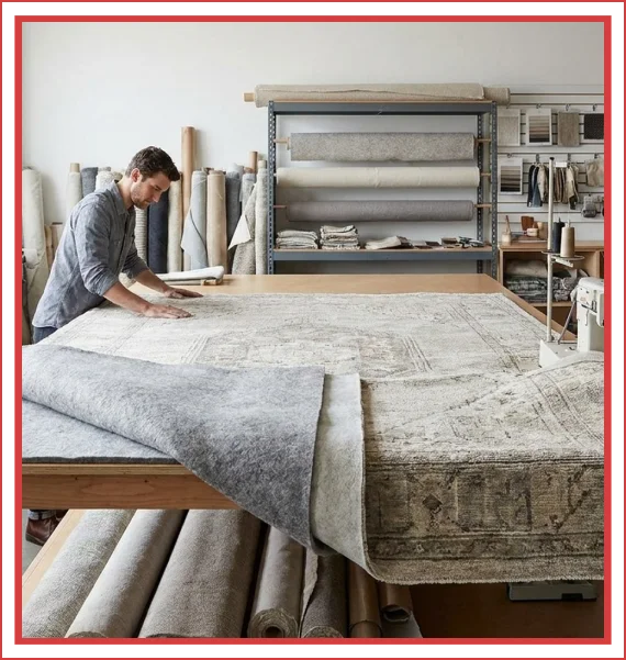 Padding, Binding, and Custom Rug Work