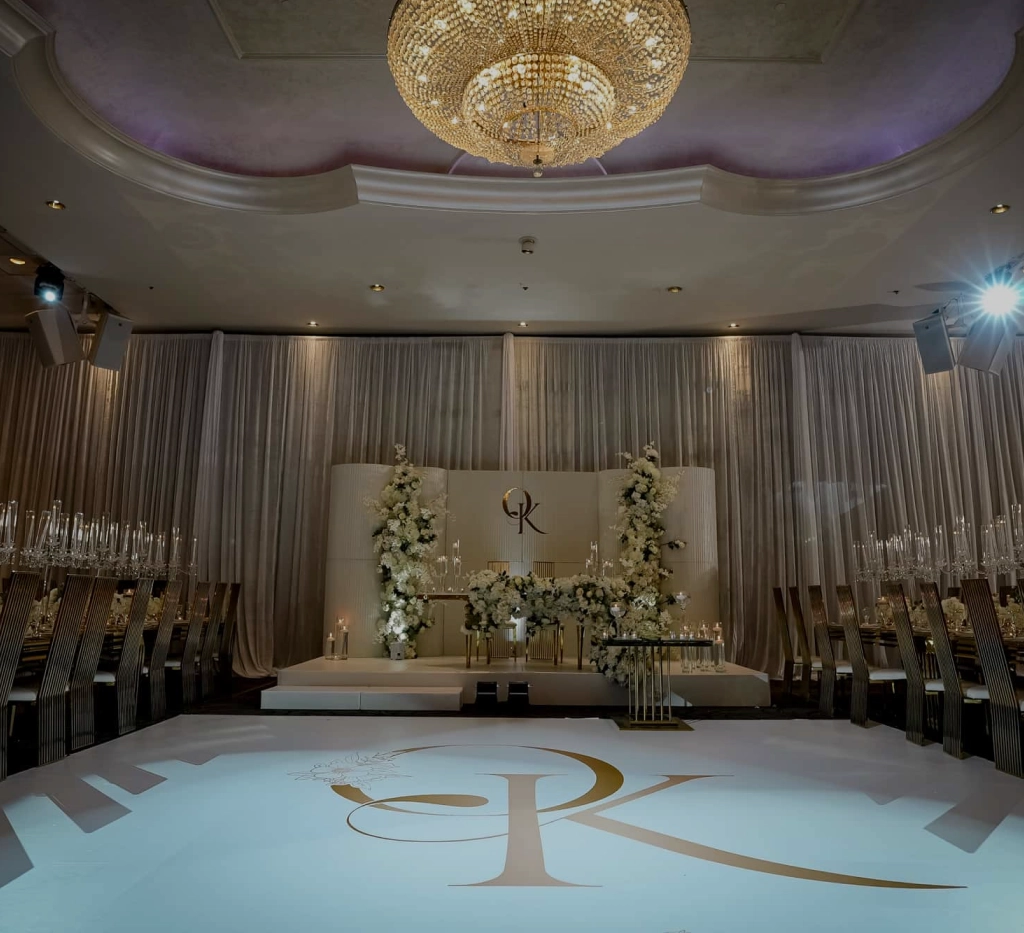 Elegant wedding setup showcasing luxury event decor services in Woodbridge