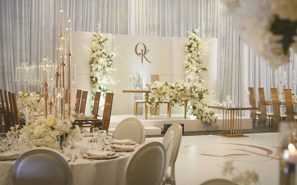 Event setup featuring event rental decor services in Woodbridge
