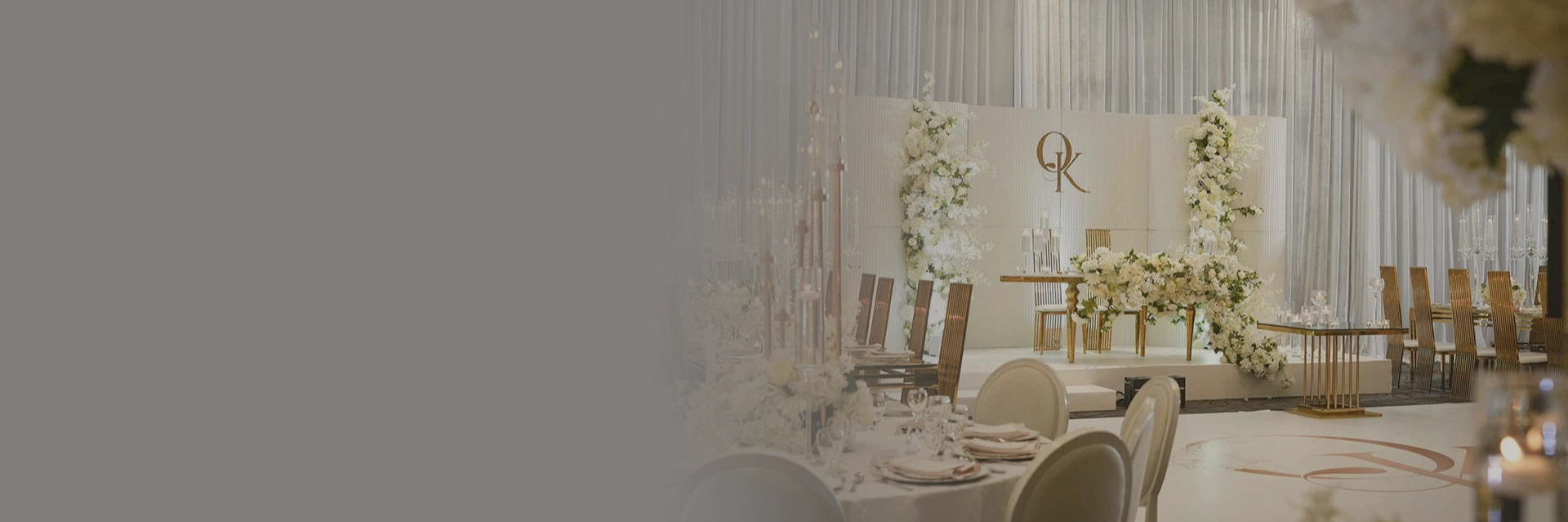 Event setup featuring event rental decor services in Woodbridge