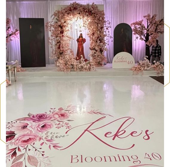  Venue styled with event decor rental solutions in Toronto