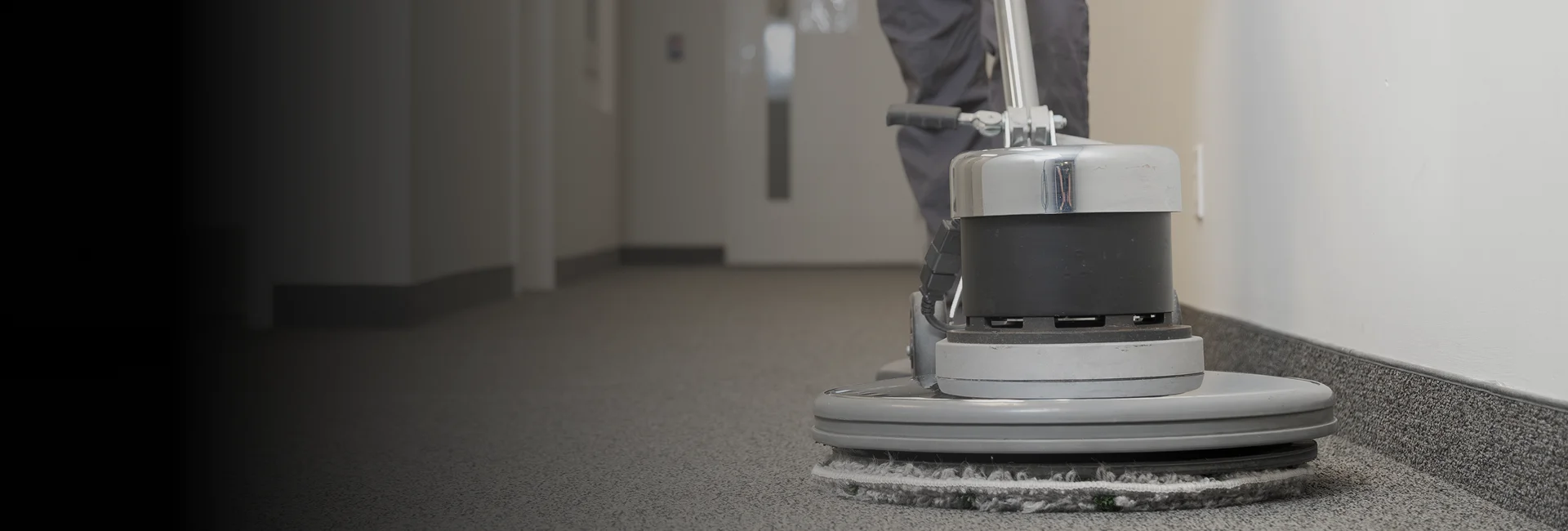 Cleaning team addressing common service questions in a workspace setting