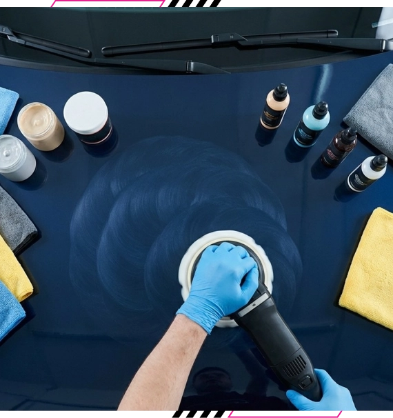 Detailing tools used for the auto detailing process in Langley, BC