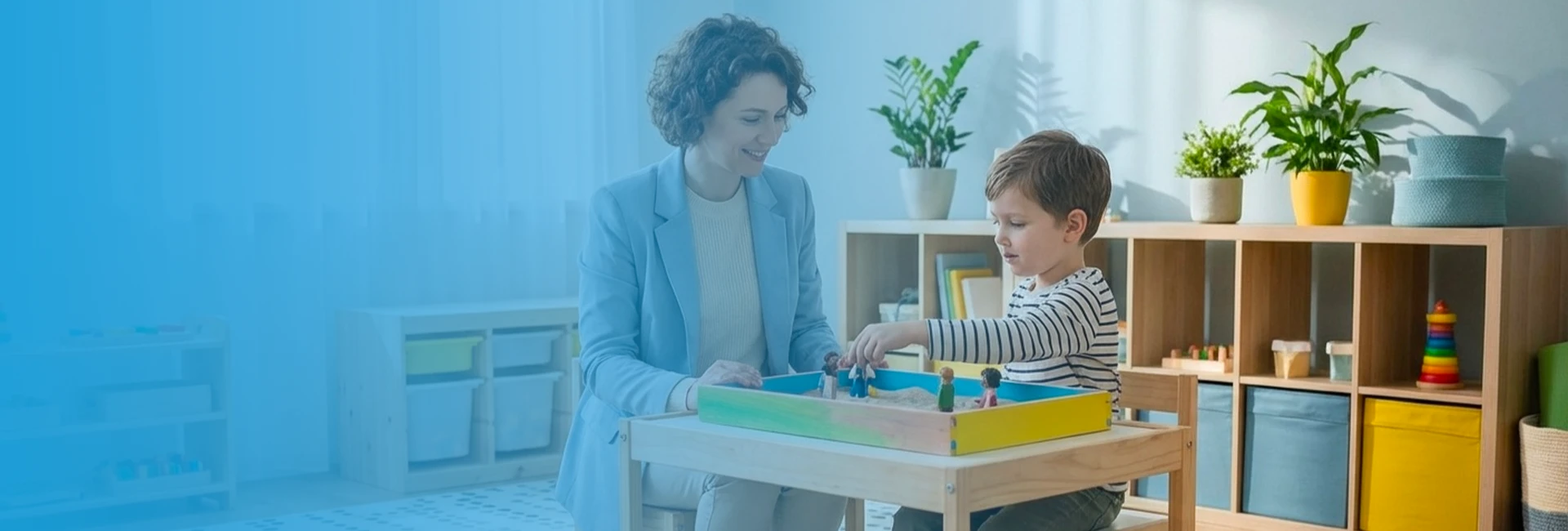 Therapist supporting family during parent and child counseling services across Virginia