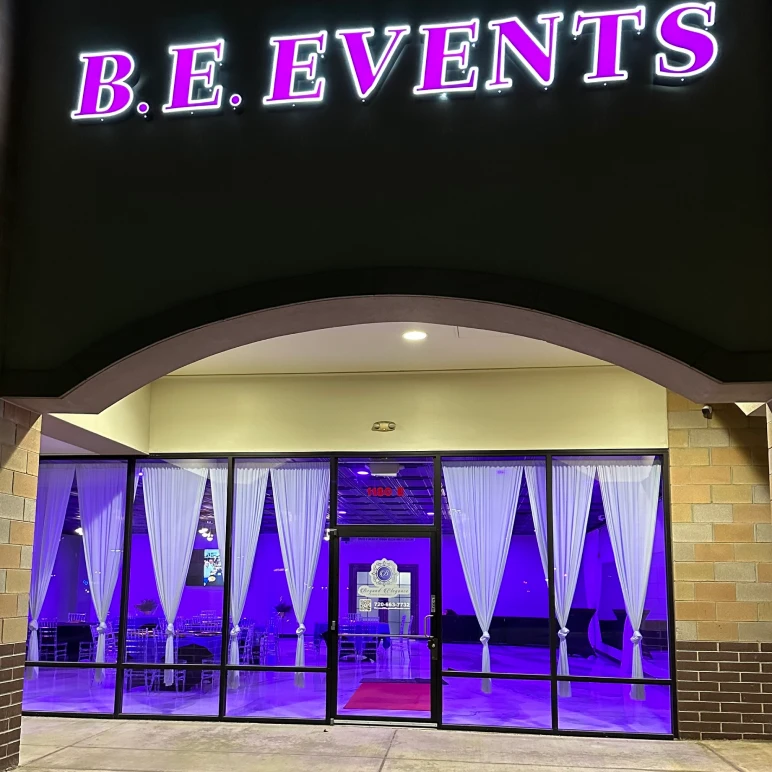 A behind-the-scenes moment of event planning services in Aurora, CO during setup.
