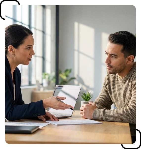Advisor guiding a family through Mortgage Refinancing Consultations in Summerville